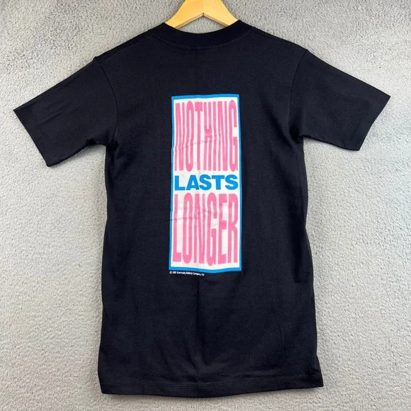 Vintage 1991 Energizer Bunny T Shirt Mens Small Black Single Stitch Made in USA - Picture 2 of 9